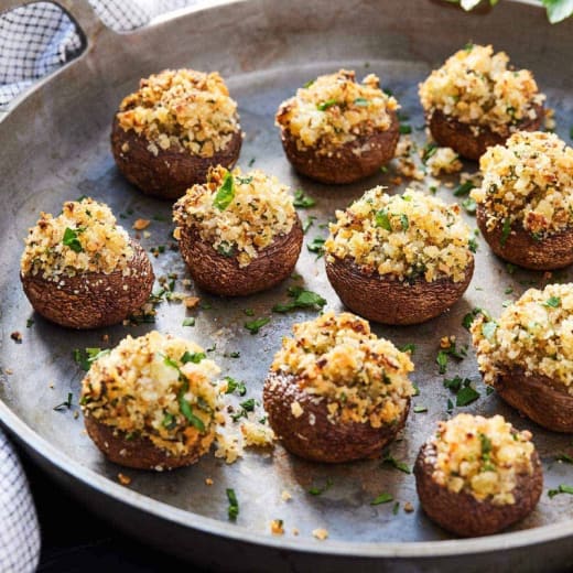 Veggie Stuffed Mushrooms