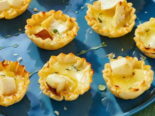 Pear and Brie Mini Tarts