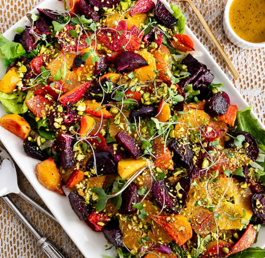 Roasted Beet and Citrus Salad on Endive