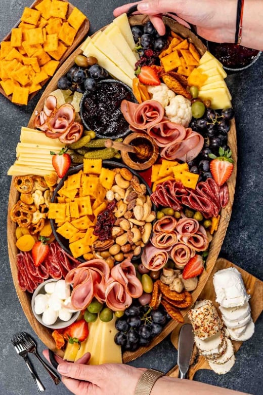 Assorted Charcuterie Platter Cured European Cut Meats