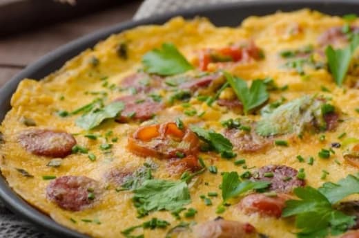 Sujuk Omelette