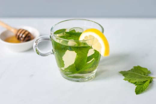 Hot Mint Tea