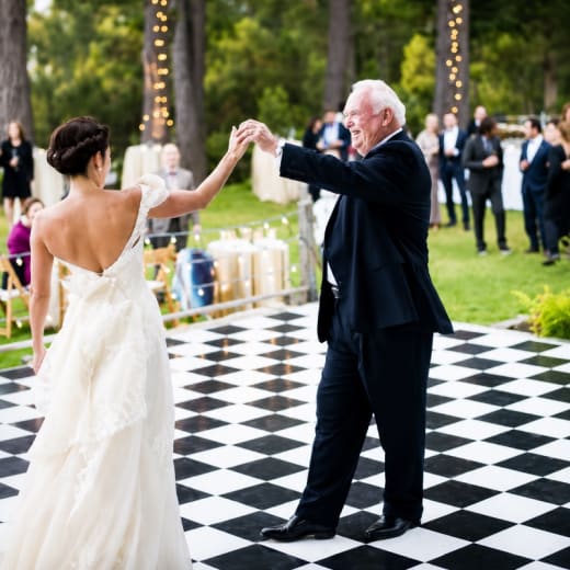 Dance Floor – “Checkered” - 12' X 12'