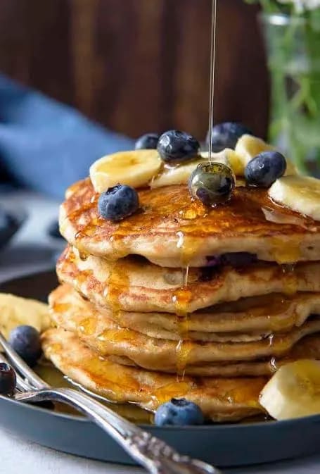 Vegan Blueberry Pancakes