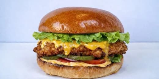Crispy Fried Chicken Burger