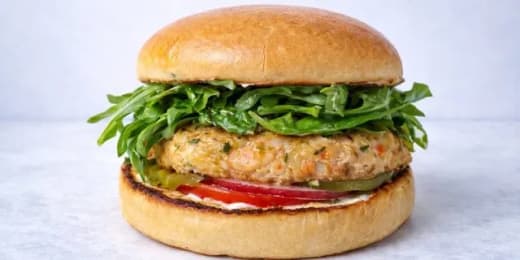 Garlic Shrimp Burger