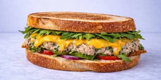 Tuna Melt Sandwich w/ Sides