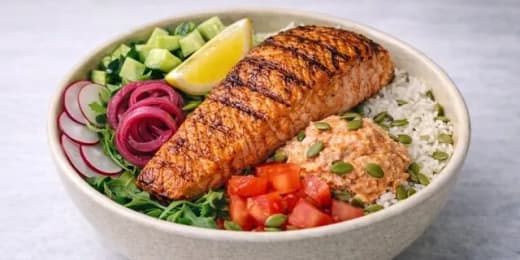 Grilled Salmon Bowl (GF)