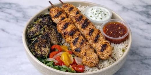 Grilled Chicken Skewer Bowl (GF)