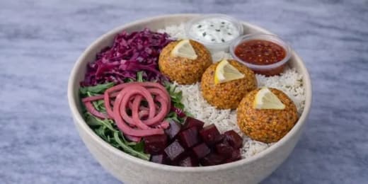 Lentil Balls Bowl