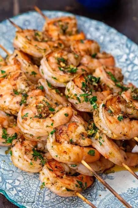 Grilled Prawn Skewer Tray