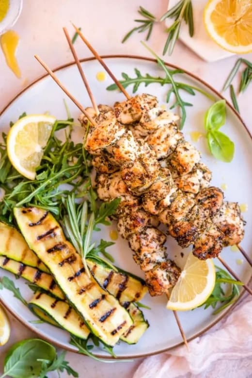 Grilled Chicken Skewer w/ Sides