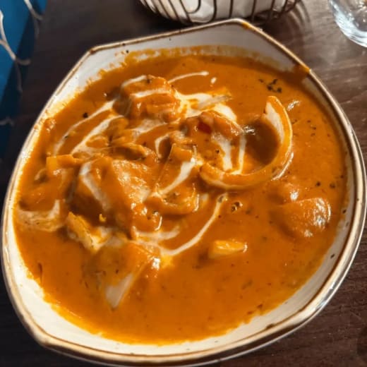 Salmon Tikka Masala Curry with Rice