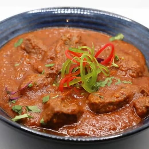 Lamb Vindaloo Curry with Rice