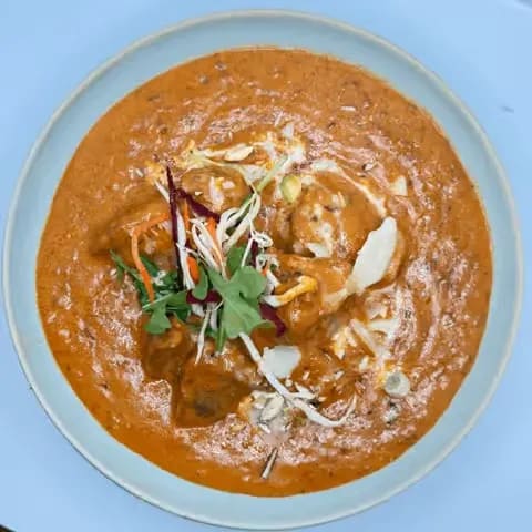 Paneer Butter Masala Curry with Rice