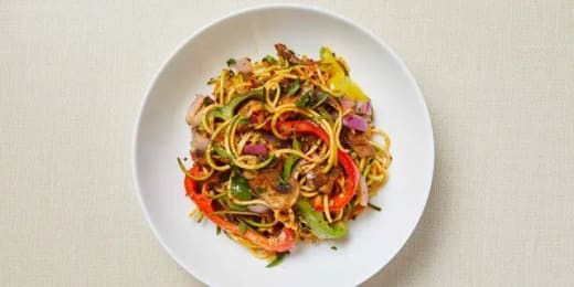 GF Mushroom Marinara Zoodle