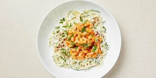 GF Shrimp Alfredo Zoodle