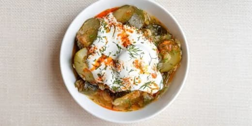 Mom's Zucchini Shakshuka