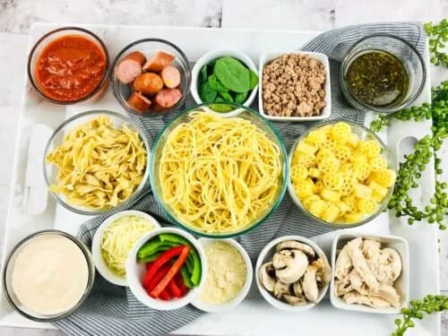 Build-Your-Own Pasta & Salad Package-Will serve 7 people