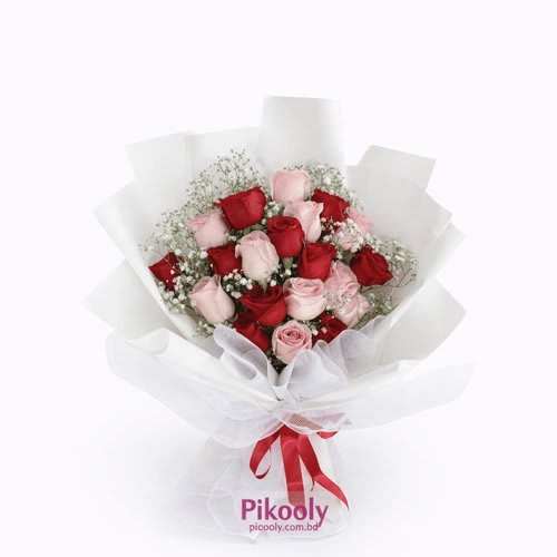 pink-and-red-roses-bouquet-bangladesh.jpg pink and red roses bouquet