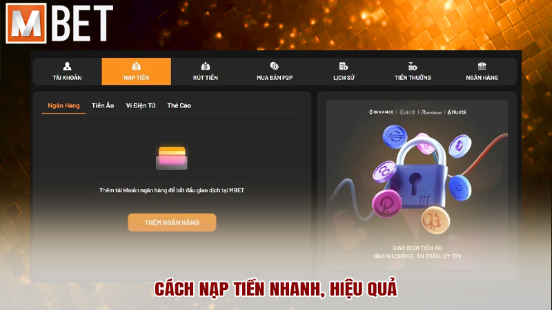 Cách nạp tiền nhanh, hiệu quả