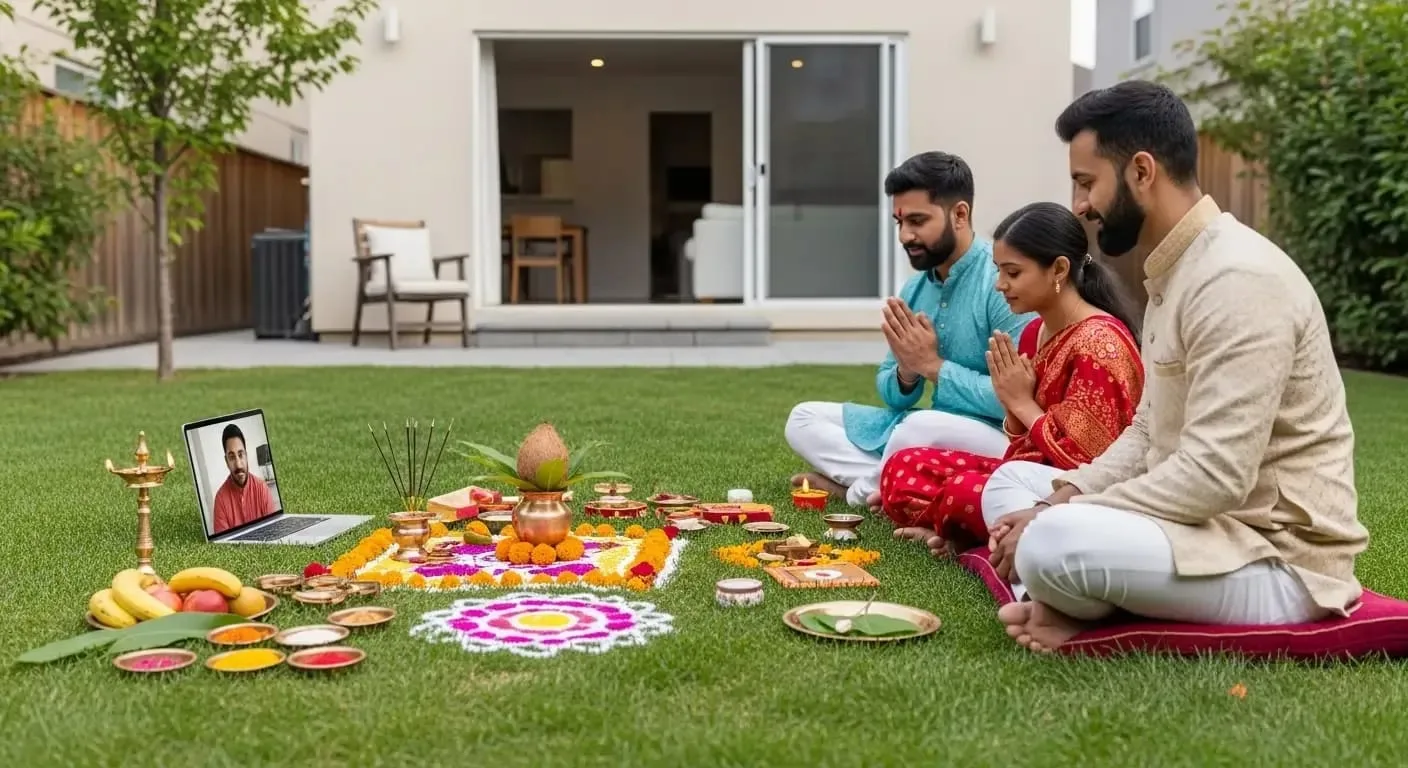 Book a Pandit in the USA for Puja — Performed Live on Video Call