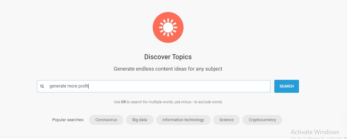 types of content