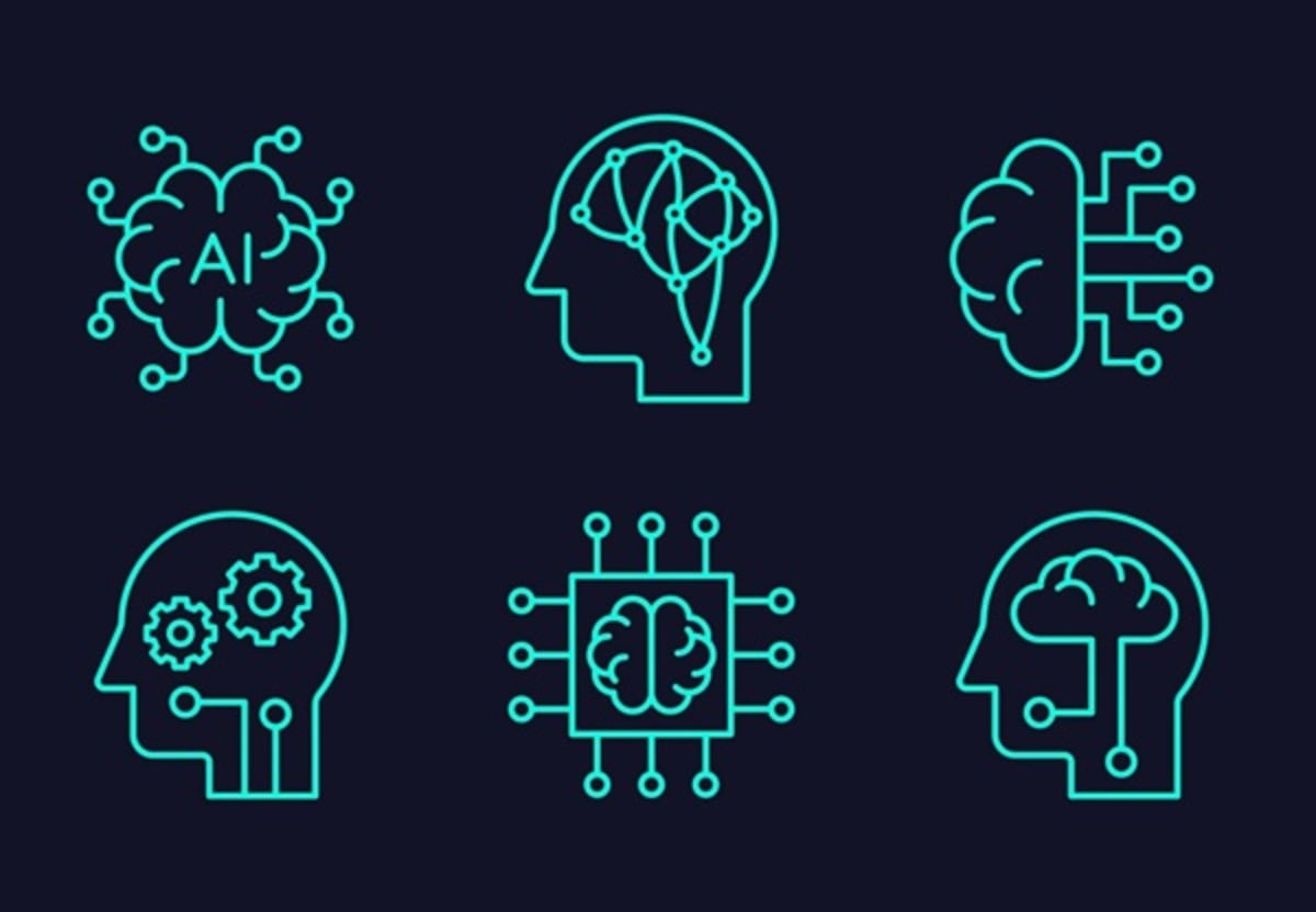Researcher working with advanced artificial intelligence systems in modern biomedical laboratory setting