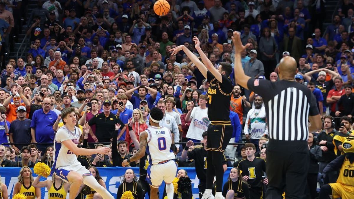 Iowa's Folgueiras Hits Winner, Honors Mom in Epic Upset