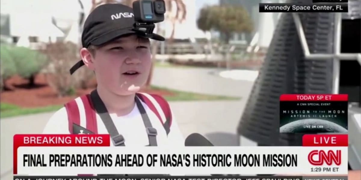 Kid's Viral Moon Quote Captures Artemis II Launch Excitement
