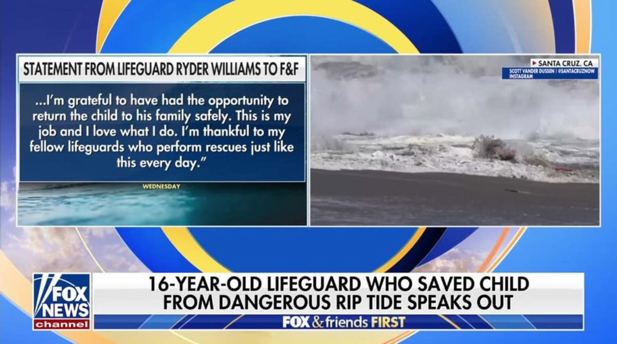 Teen Lifeguard Saves 10-Year-Old From 10-Foot California Waves - Image 3