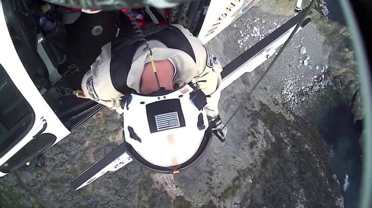 CHP Rescues Two Climbers Stranded 600 Feet Below Highway - Image 2