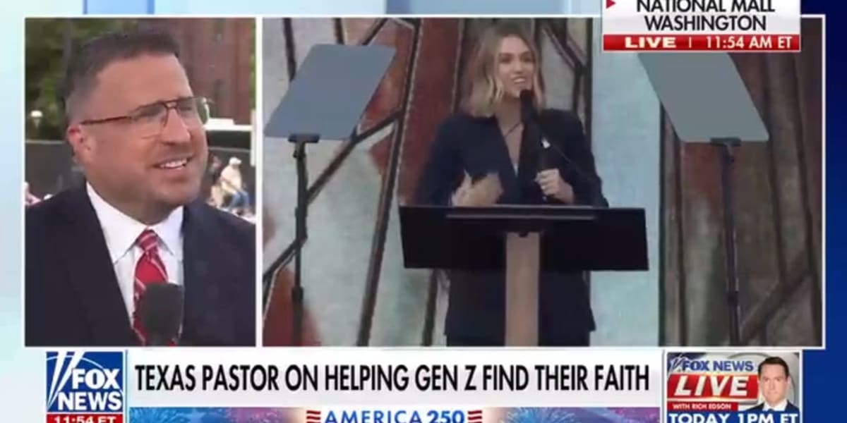 ** Large crowd gathered on National Mall in Washington DC for Rededicate 250 faith event