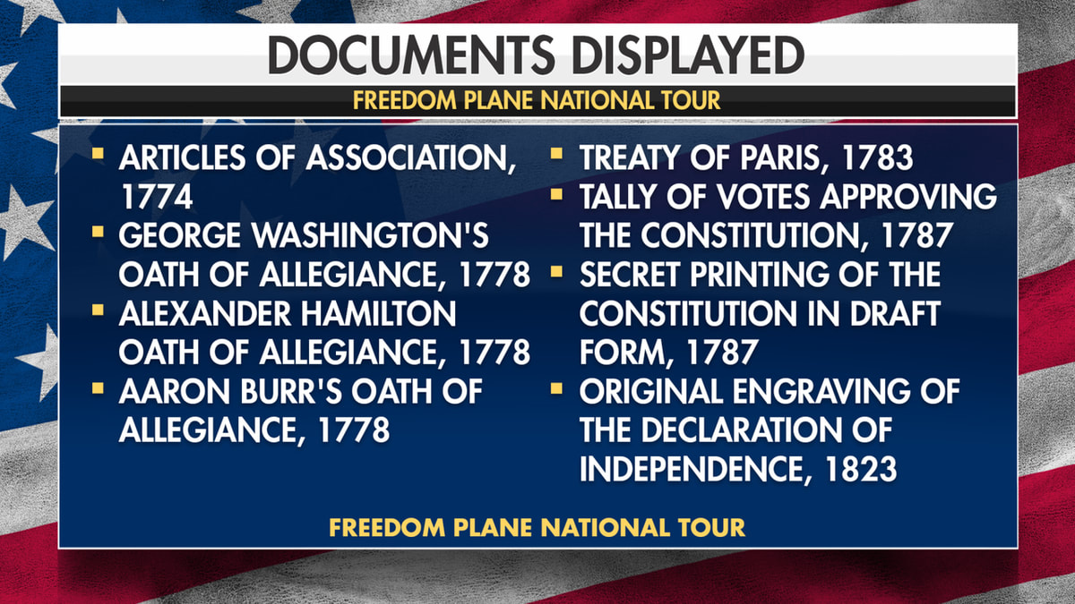 Rare Founding Documents Tour America on Freedom Plane - Image 4
