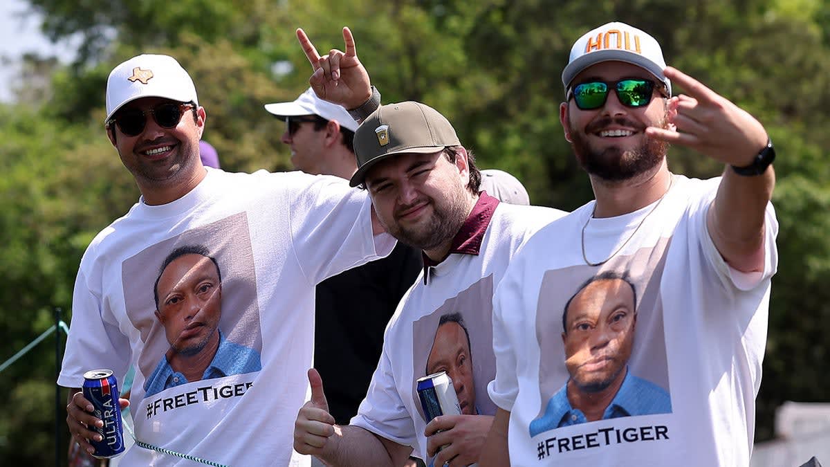 Golf Fans Show Support for Tiger Woods in Houston - Image 3