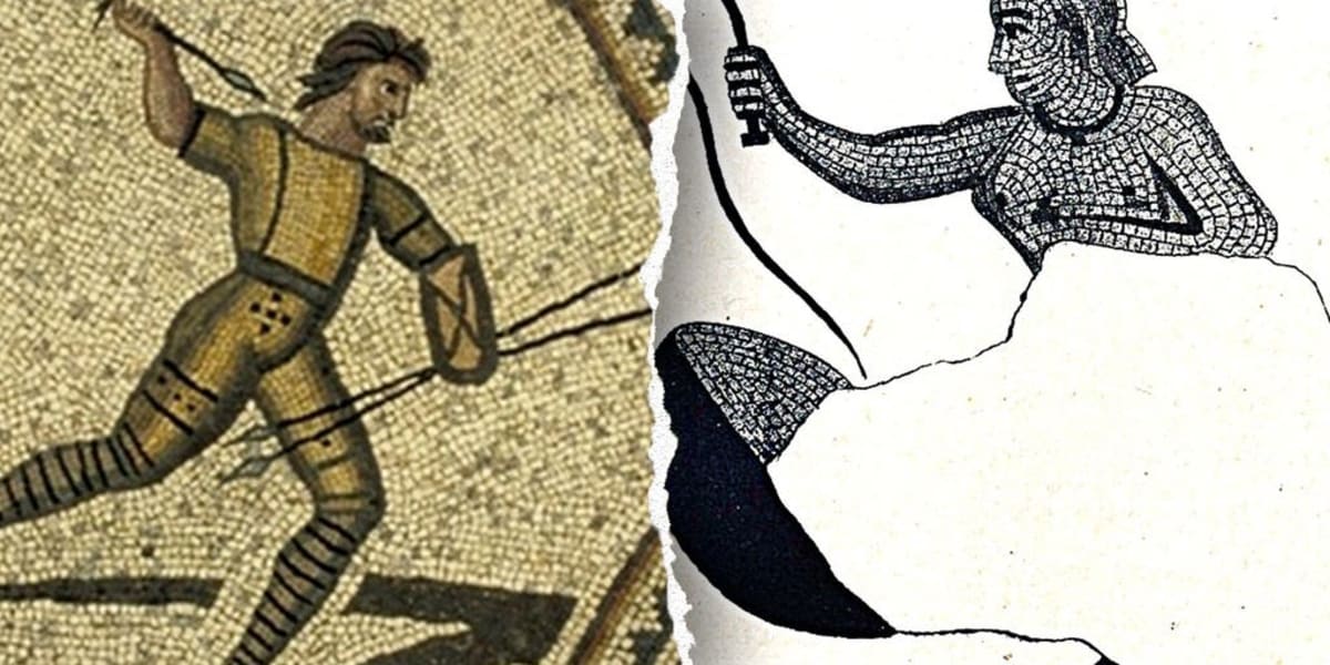 Ancient Mosaic Reveals Female Arena Fighter From 250 A.D. - Image 2