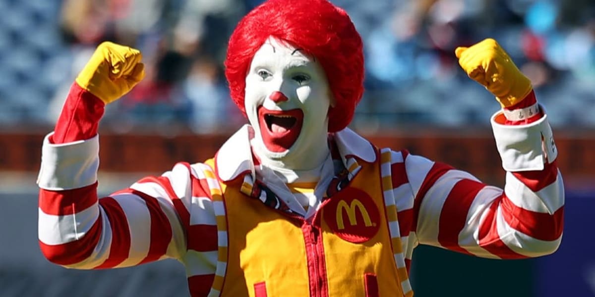 Ronald McDonald Sings National Anthem at Baseball Game - Image 2