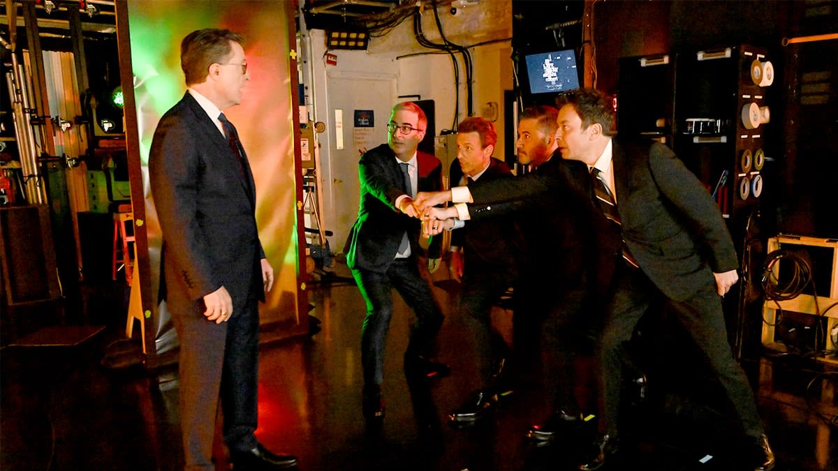 Colbert's Late Show Ends With Beatles Reunion, Friends - Image 5