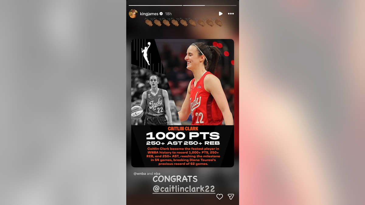 LeBron James Congratulates Caitlin Clark on Record Milestone - Image 4