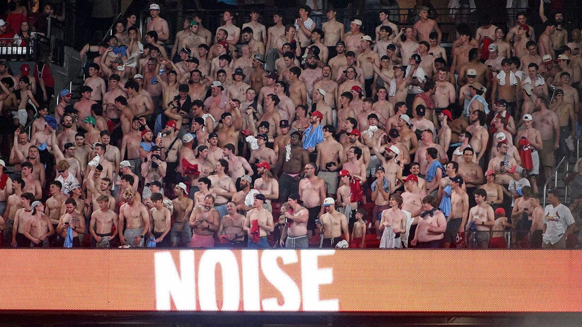 Cardinals Create Shirtless Fan Section at Busch Stadium - Image 4
