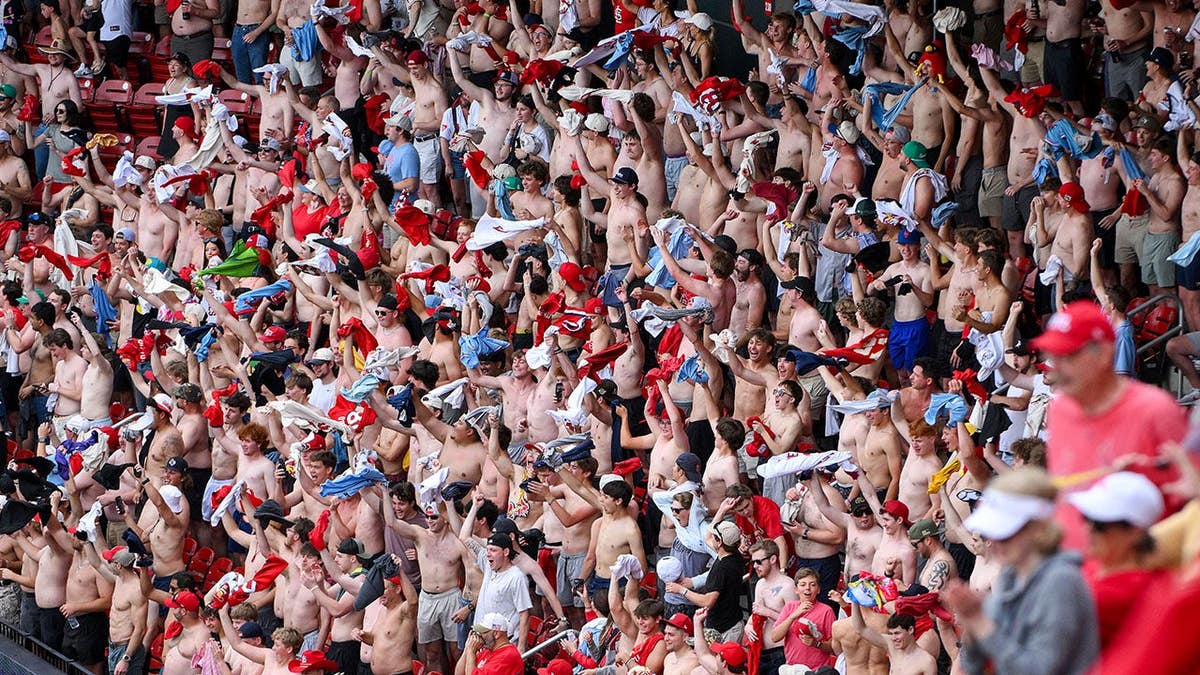 Cardinals Create Shirtless Fan Section at Busch Stadium - Image 5