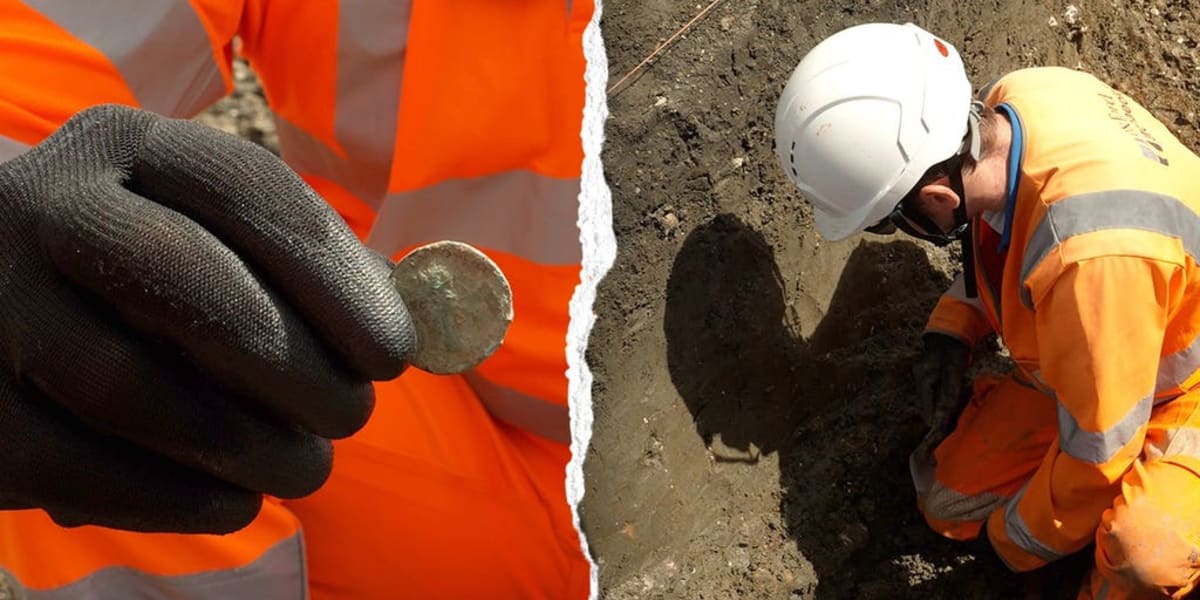 1,740-Year-Old Roman Coin Found in England Rail Project - Image 2