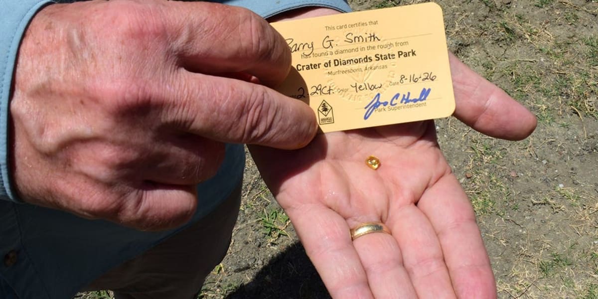 Tennessee Grandpa Finds 2.29-Carat Diamond With Granddaughters - Image 2