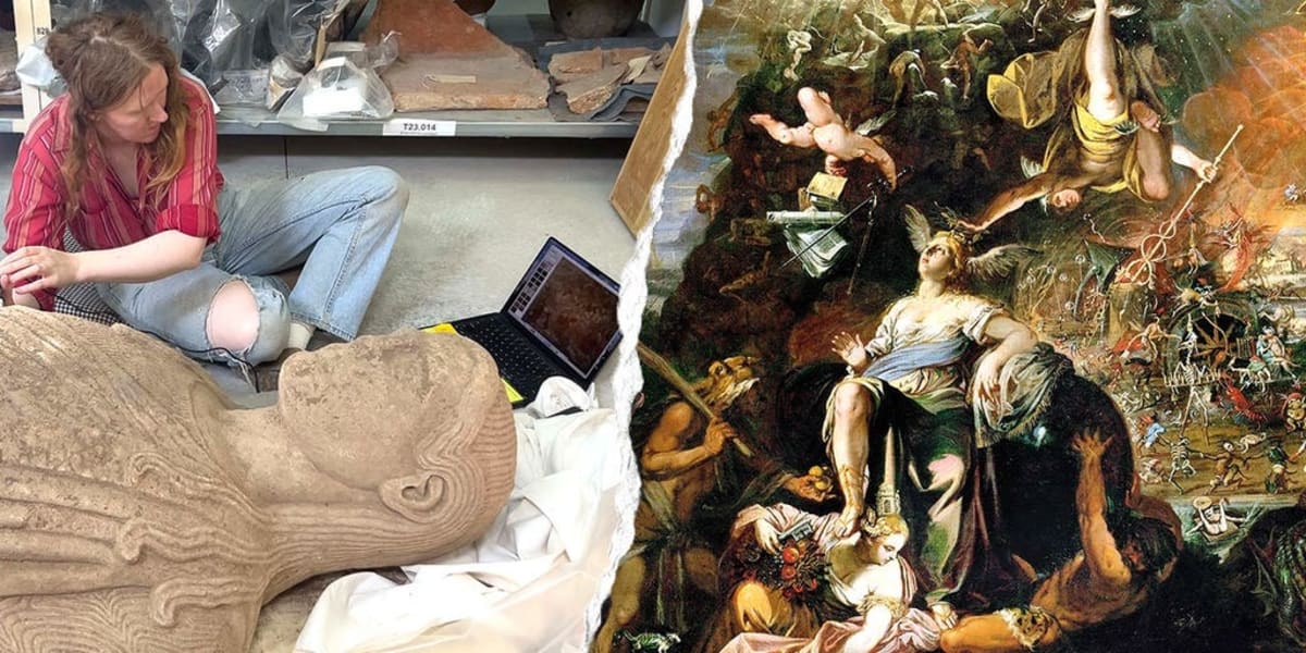 2,500-Year-Old Statue Found Face-Down in Biblical City - Image 2