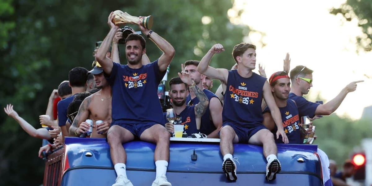 Spain's World Cup Heroes Parade Through Madrid - Image 2