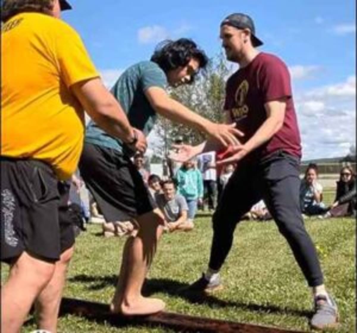 College Student Breaks 45-Year Greased Pole Walk Record - Image 2
