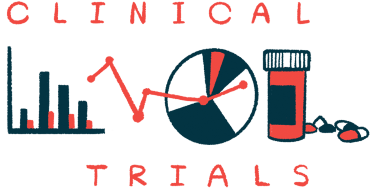 Medical researcher examining laboratory samples in clinical trial setting for ALS treatment research