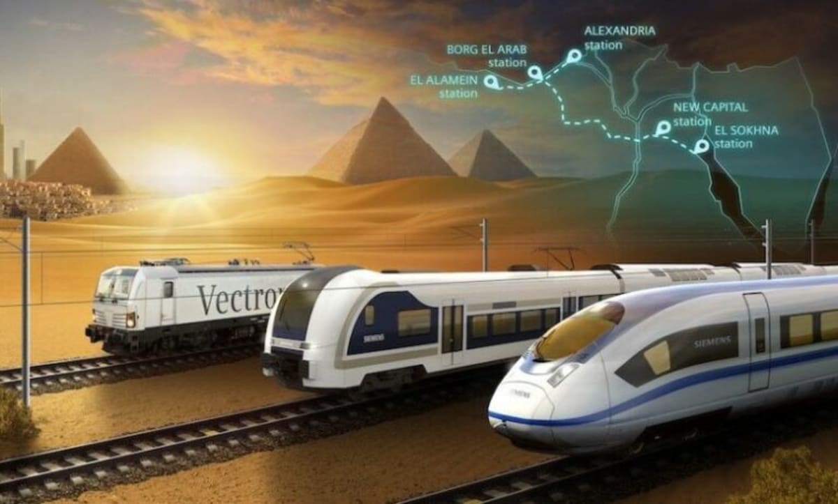 Egypt Launches 660km High-Speed Rail Network in September