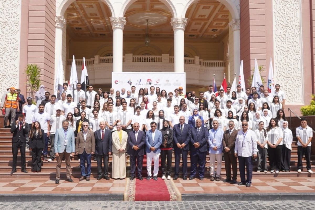 Olympic Gold Medalist Carries Torch for Africa Games in Egypt