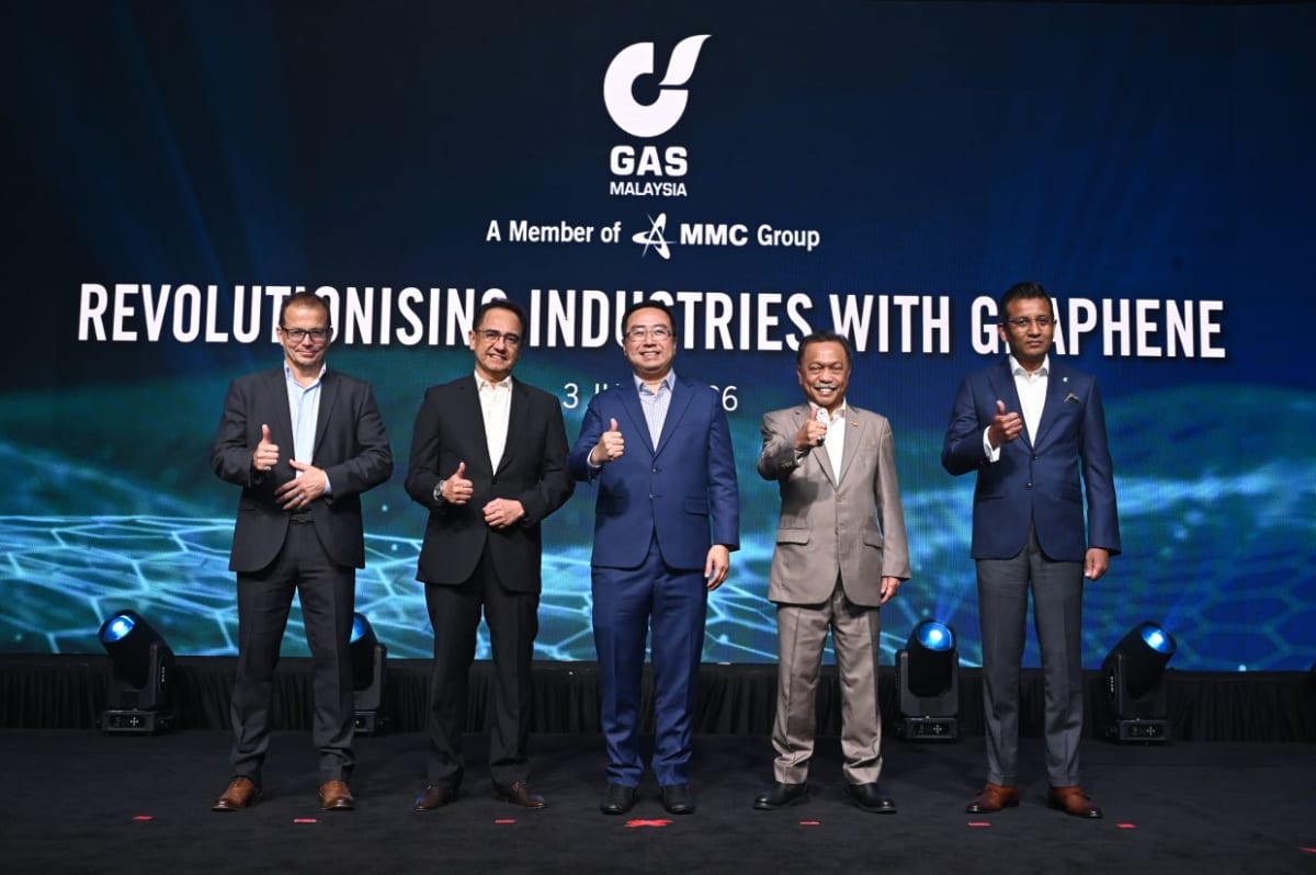Industrial LOOP system equipment transforming natural gas into graphene in Malaysian facility